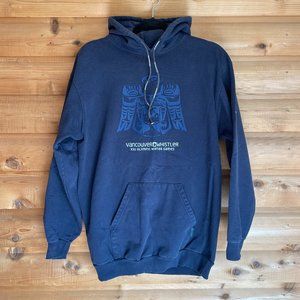 Vancouver 2010 Olympics Hoodie, Size L, Navy Blue, Classic